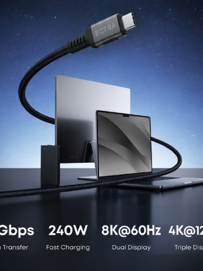 ECTRA Prime Cable USB-C to USB-C 3.3ft 240W C1004